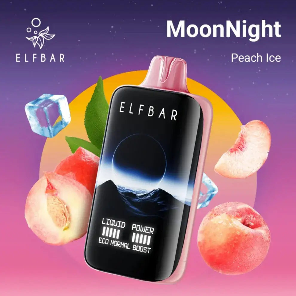 Elf Bar Moon Night 40K – Peach Ice - Vape Shop Udaipur VapeshopUdaipur