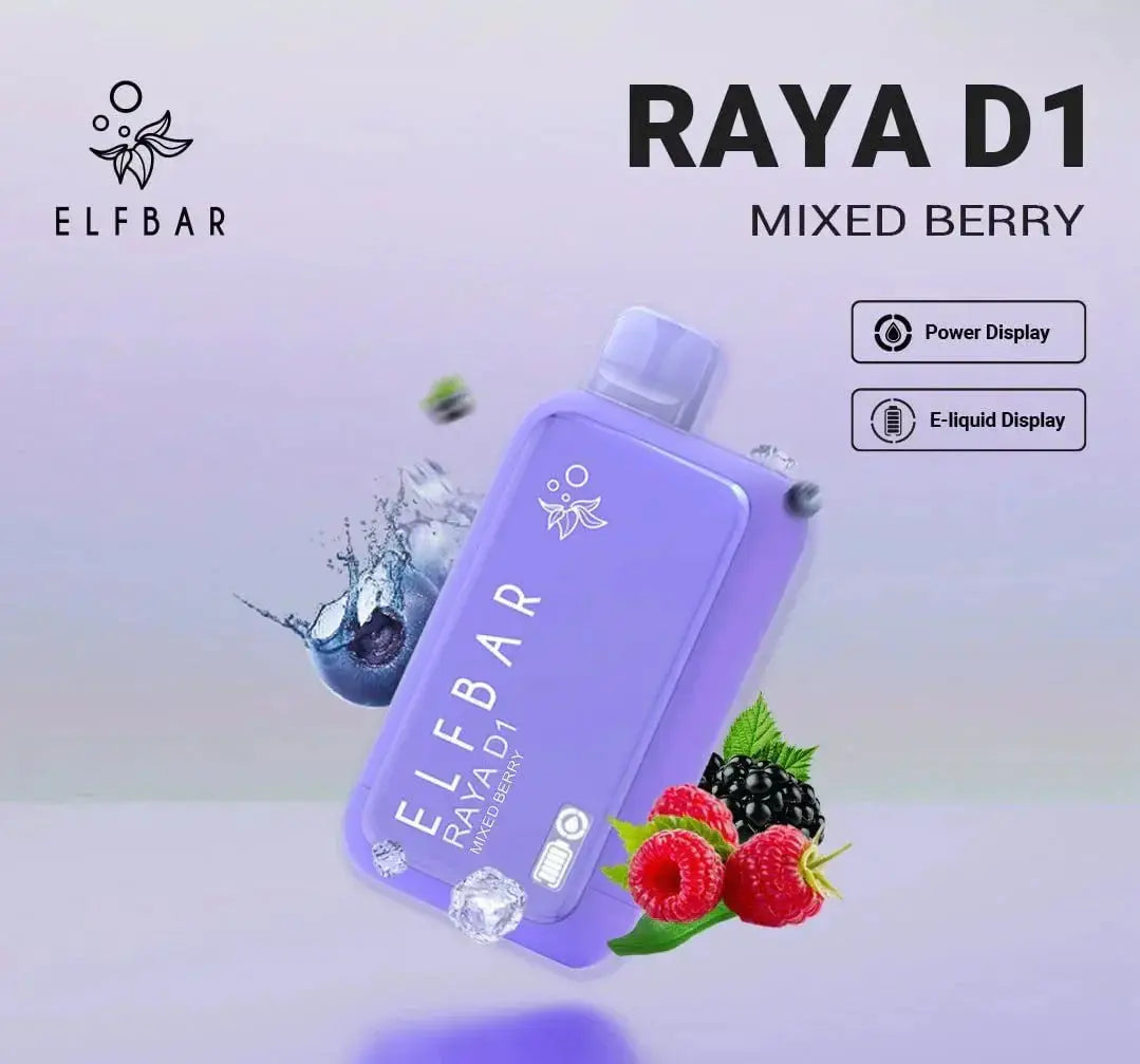 ELF BAR RAYA D1 – Mixed Berry - Vape Shop Udaipur VapeshopUdaipur