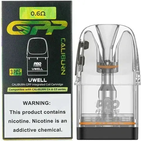 Uwell Caliburn GPP Replacement Pod (0.6Ω) - Vape Shop Udaipur VapeshopUdaipur