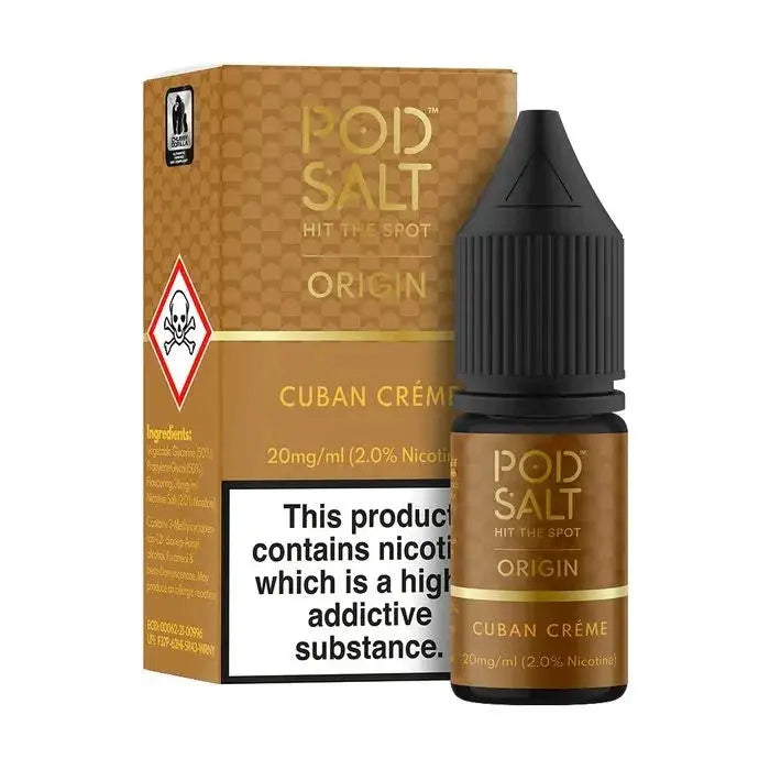 POD SALT CUBAN CREME – Nicotine Salt - Vape Shop Udaipur VapeshopUdaipur