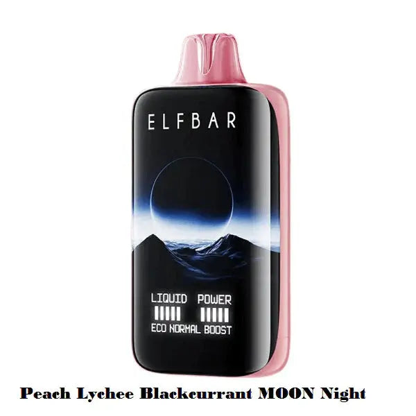 Elf Bar MoonNight 40K – Peach Lychee Blackcurrant - Vape Shop Udaipur VapeshopUdaipur