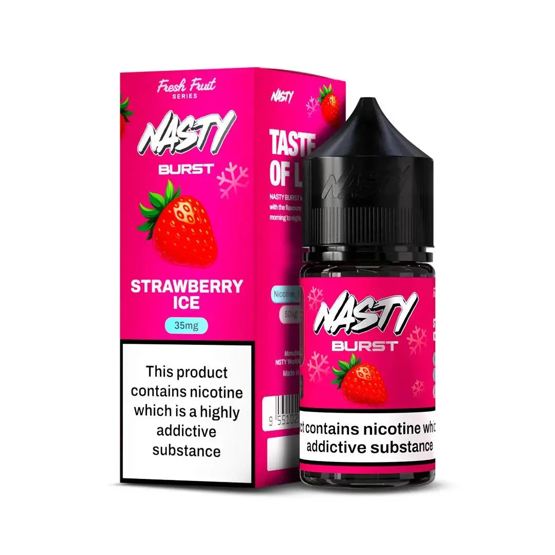 Nasty Burst Nic salts – Strawberry ice - Vape Shop Udaipur VapeshopUdaipur