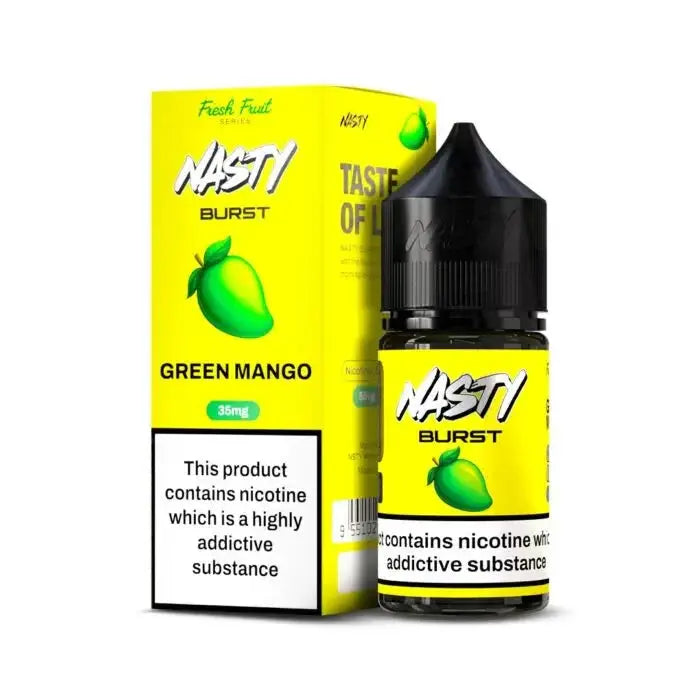 Nasty Burst Nic salts – Green Mango - Vape Shop Udaipur VapeshopUdaipur